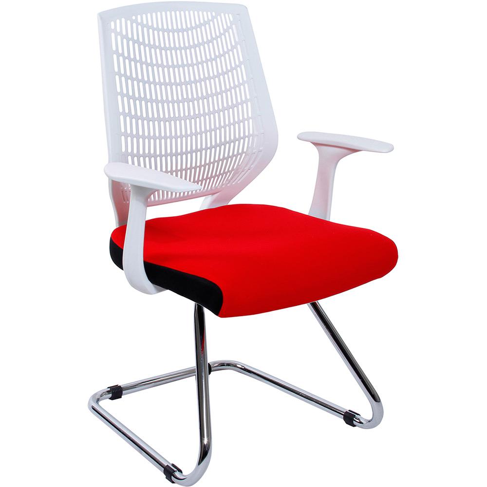 Cadeira Executiva Flakes Giratória Vermelho/Branco - Ecadeiras é bom? Vale a pena?