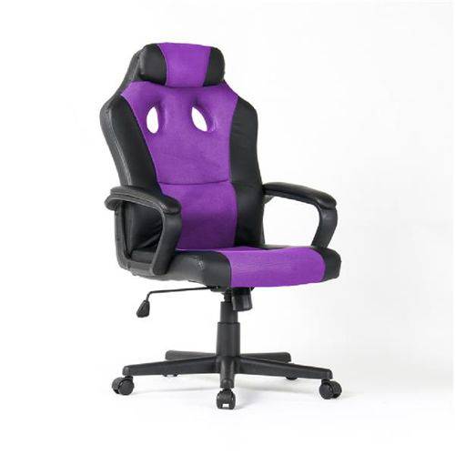 Cadeira Gamer com Rodas de Nylon Anti-Risco Roxa - 2325-PU é bom? Vale a pena?