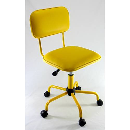 Cadeira Gold Secretária Giratória Pistão a Gás Colorida Amarela é bom? Vale a pena?