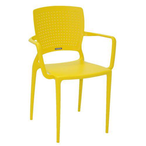 Cadeira Moderna com Braços - Tramontina Safira - Amarelo é bom? Vale a pena?