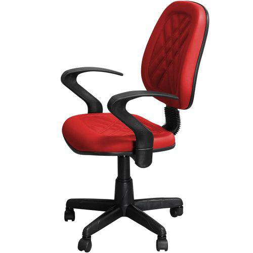 Cadeira para Escritório Giratória Executiva Vermelha com Braços - Pethiflex é bom? Vale a pena?