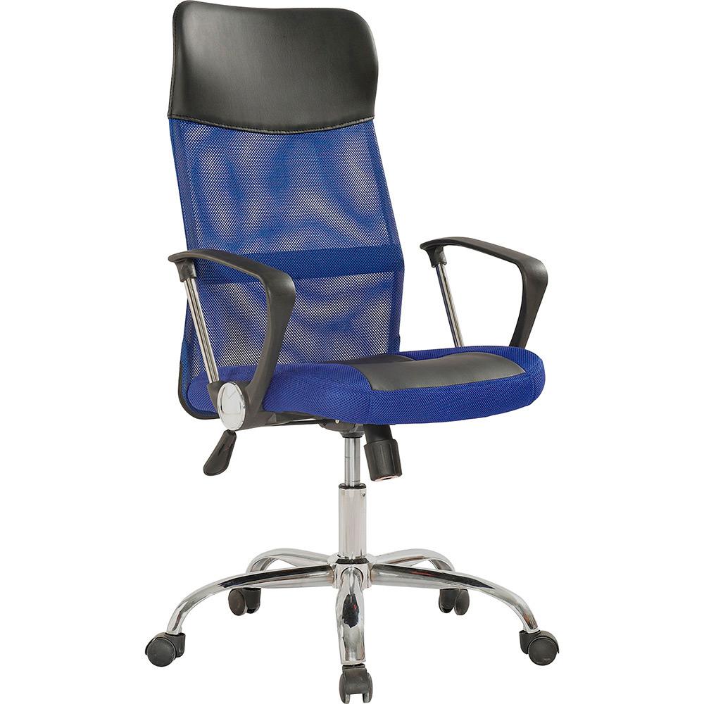 Cadeira Presidente 0030-MSC Giratória Base Cromada Azul - Travel Max é bom? Vale a pena?