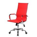 Cadeira Presidente Eames Office Cromada Lisa Vermelha é bom? Vale a pena?