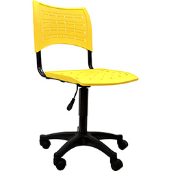Cadeira Secretária Clifton Giratória Polipropileno Amarelo - Designflex é bom? Vale a pena?