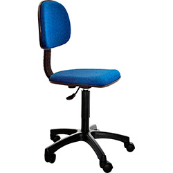 Cadeira Secretária EG1001B Giratória a Gás Azul - Designflex é bom? Vale a pena?