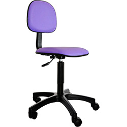 Cadeira Secretária EG1001B Giratória a Gás Lilás - Designflex é bom? Vale a pena?