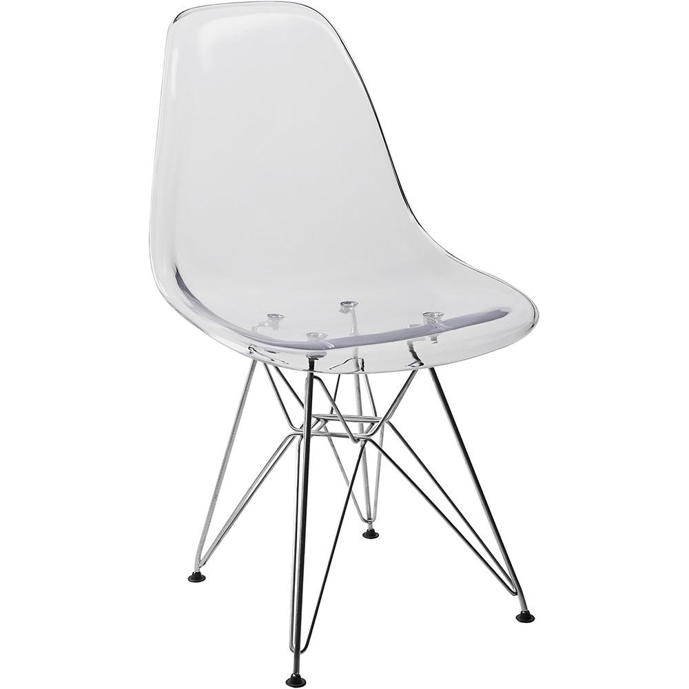 Cadeira Side Base Inox Cristal Transparente - By Haus é bom? Vale a pena?