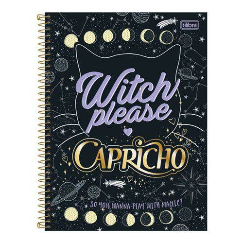 Caderno Espiral Capa Dura Universitário 10 Matérias 200 Folhas Capricho Witch Please Tilibra é bom? Vale a pena?