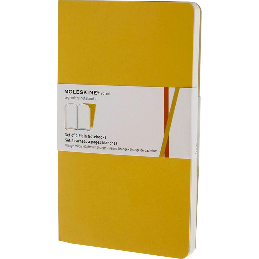 Caderno Moleskine Volant Sem Pauta Amarelo Grande com Capa Flexível - Kit com 2 é bom? Vale a pena?