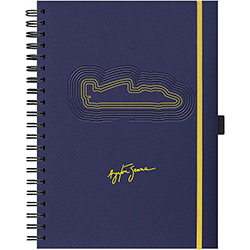 Caderno Pombo Ayrton Senna Azul Grande com Capa Dura - 192 folhas é bom? Vale a pena?