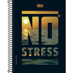 Caderno Universitário Tilibra no Stress 10 Matérias 200 Folhas por do Sol Fundo Preto é bom? Vale a pena?