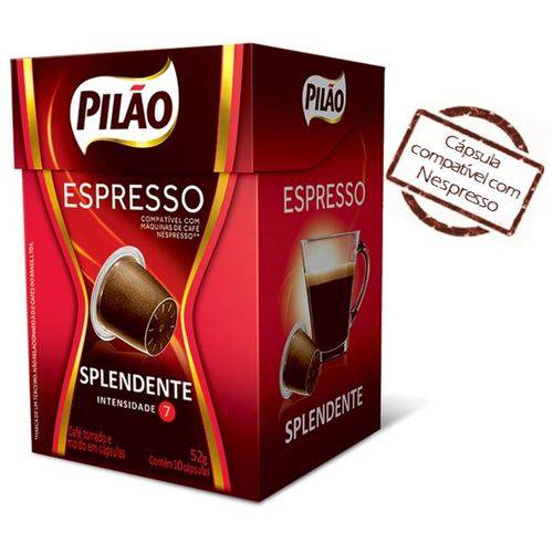 Cafe Capsula Espresso Pilao Splendente 10x52g é bom? Vale a pena?
