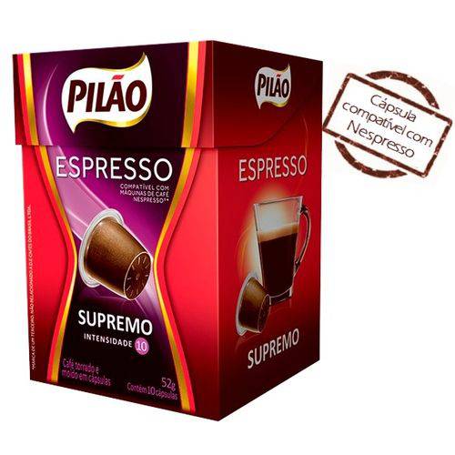 Cafe Capsula Espresso Pilao Supremo 10x52g é bom? Vale a pena?