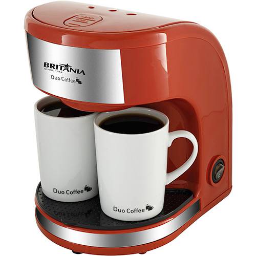 Cafeteira Elétrica Britânia Duo Coffee 2 Xícaras Vermelha - 450W é bom? Vale a pena?