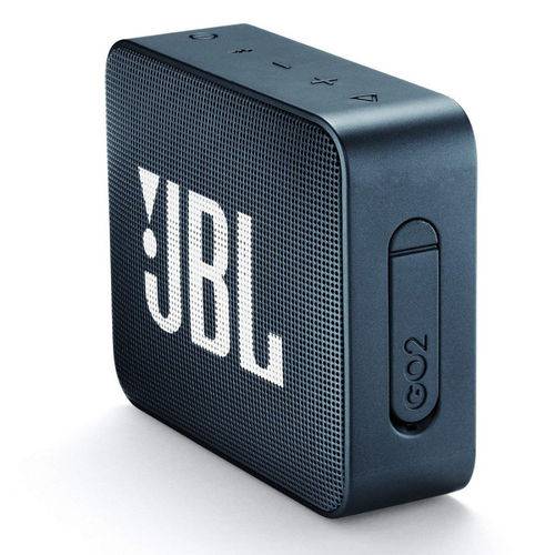 Caixa Bluetooth JBLGO2 Navy, à Prova D