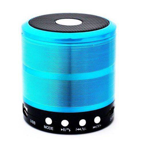 Caixa de Som Bluetooth Mini Speaker Space Line WS-887 AZUL é bom? Vale a pena?