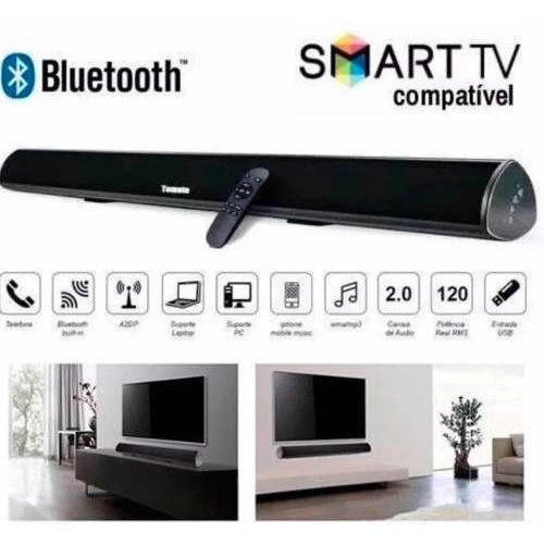 Caixa de Som para Tv Smart 80 Wats Bluetoth Soundbar Home é bom? Vale a pena?