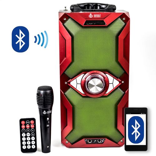 Caixa de Som Portátil Bluetooth Microfone Karaoke Super Potente Usb 12w.. é bom? Vale a pena?