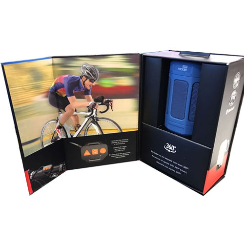 Caixa de Som Portátil Max Box Sem Fio Bluetooth com Suporte para Bicicleta Azul - Easy Mobile é bom? Vale a pena?
