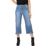 Calça Jeans Feminina Cropped Flare com Cintura Alta e Barra Desfiada F+ é bom? Vale a pena?