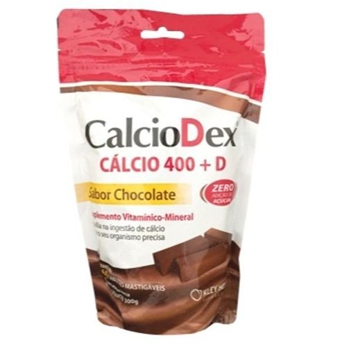 CalcioDex Cálcio 400 + D Sabor Chocolate com 60 Tabletes Mastigáveis é bom? Vale a pena?