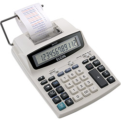 Calculadora de Impressão 12 Dígitos com Adaptador - Elgin Branca é bom? Vale a pena?