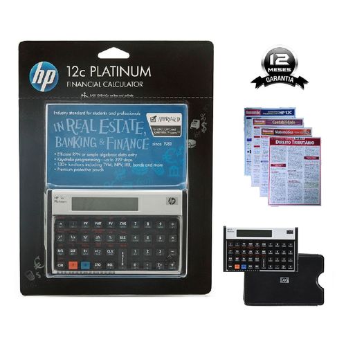 Calculadora Financeira Programável HP 12C Platinum - Original + 4 Resumões é bom? Vale a pena?