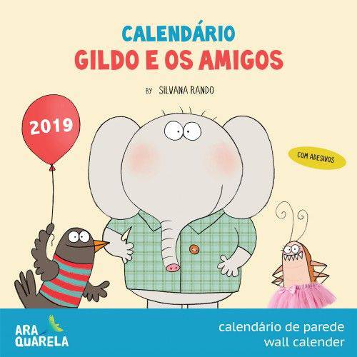 Calendário 2019 Gildo e os Amigos - Araquarela é bom? Vale a pena?