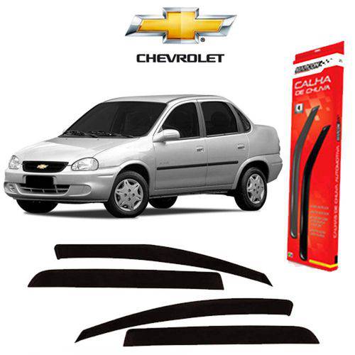 Calha de Chuva Fume Claro Chevrolet Corsa Até 2002 - 4 Peças é bom? Vale a pena?