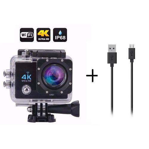 Camera Action Go Cam Pro Sport Ultra 4k com Micro Cabo Usb Belkin é bom? Vale a pena?