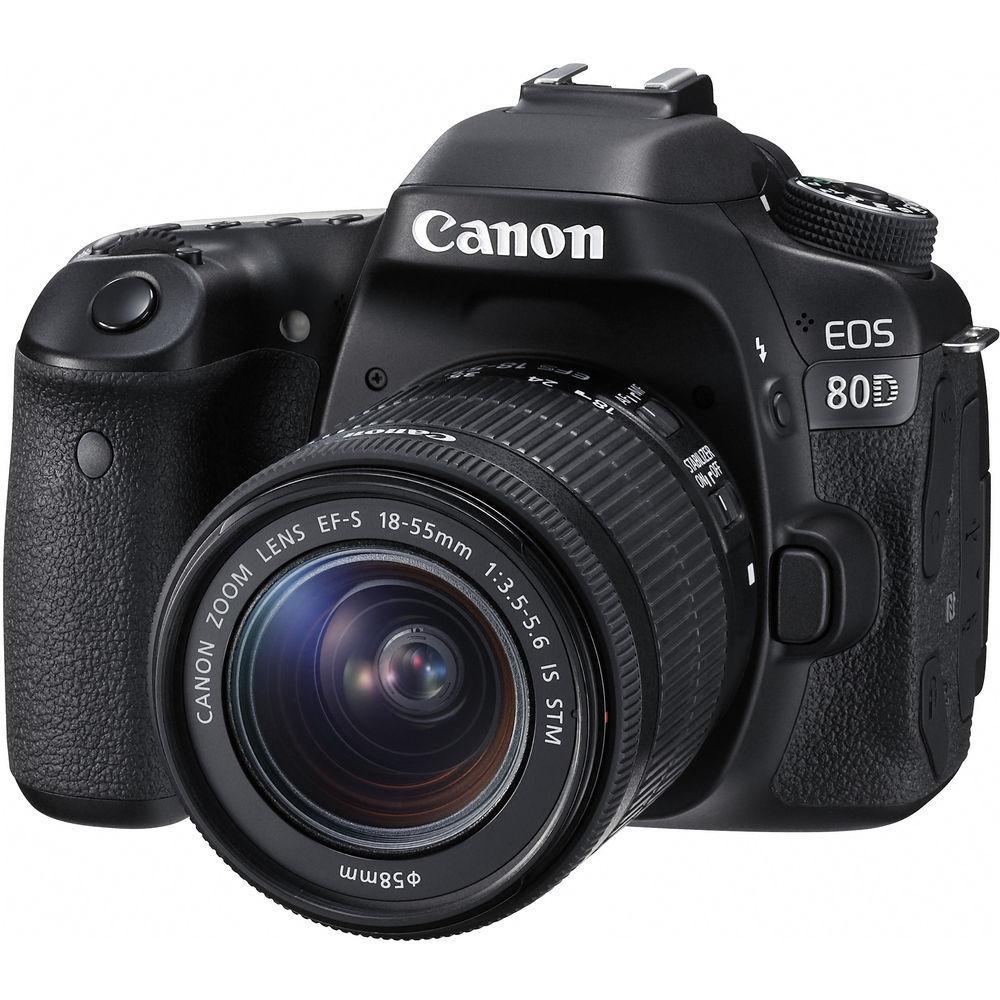 Câmera Canon Dslr Eos 80d Com Lente De 18-55mm é bom? Vale a pena?