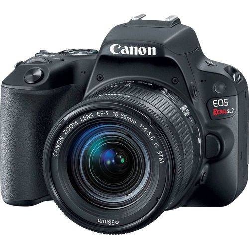 Câmera Canon Dslr Eos Rebel Sl2 com Lente Ef-s 18-55mm Is Stm é bom? Vale a pena?