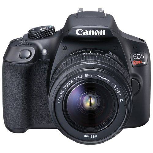Câmera Canon Dslr Eos Rebel T6 com Lente 18-55mm Iii é bom? Vale a pena?