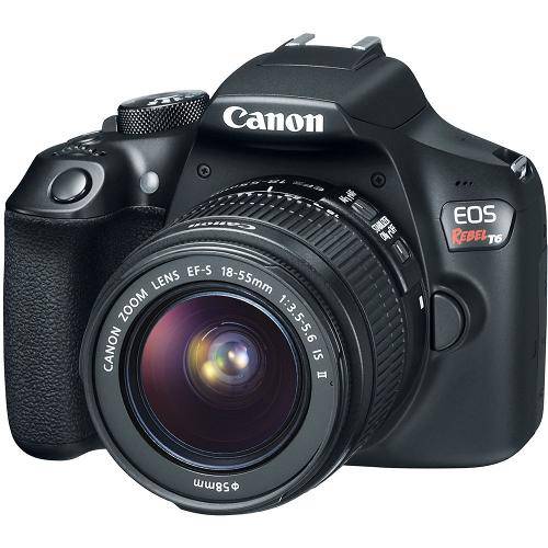 Câmera Canon Dslr Eos Rebel T6 com Lente 18-55mm é bom? Vale a pena?