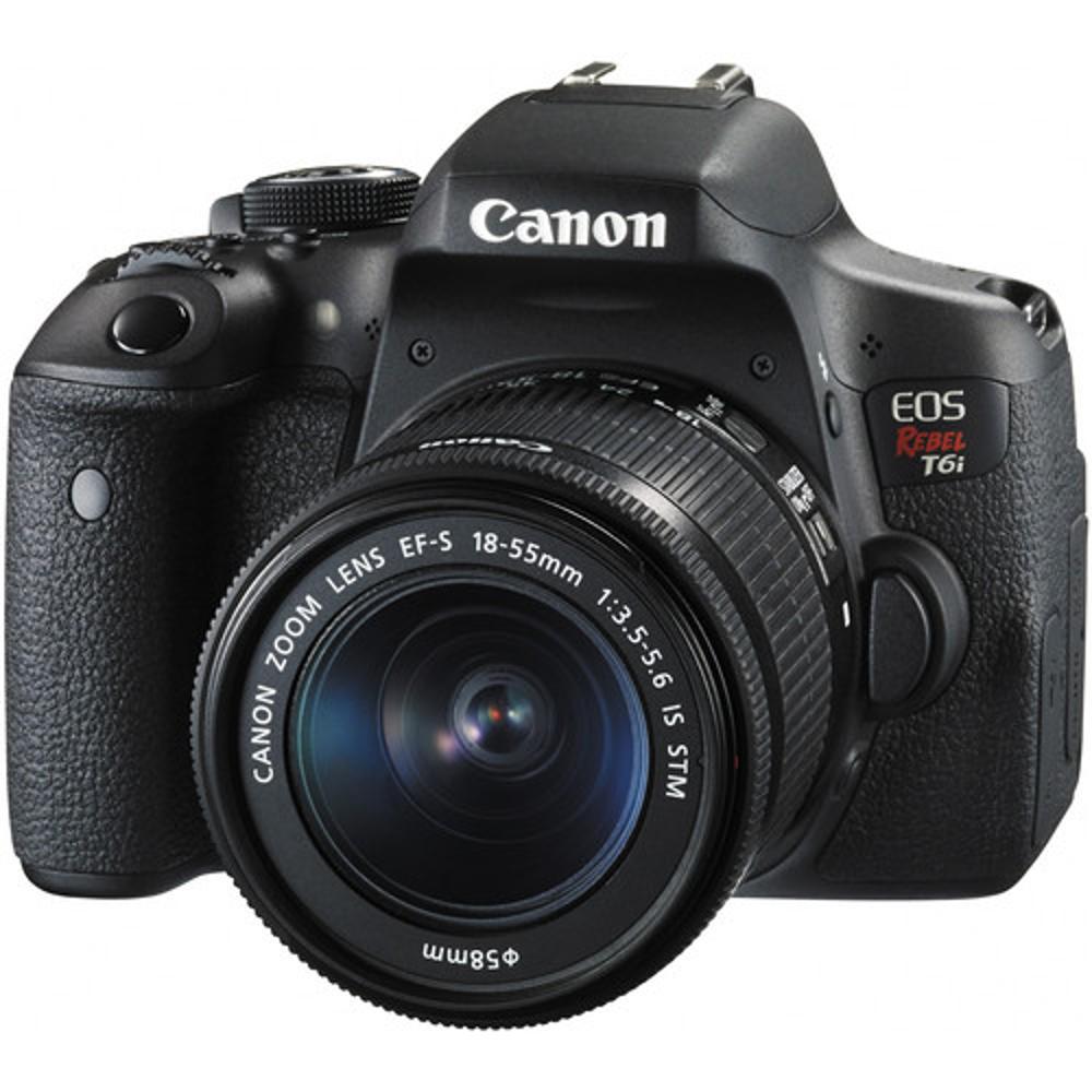 Câmera Canon Dslr Eos Rebel T6i Com Lente 18-55mm é bom? Vale a pena?