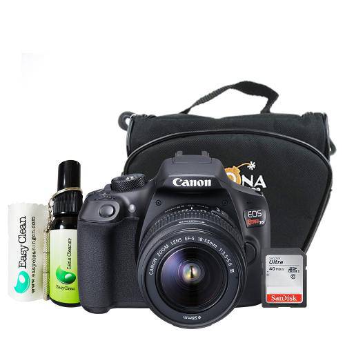 Câmera Canon Eos Rebel T6 Ef-S 18-55mm, Bolsa, Sdhc C10, Kit de Limpeza é bom? Vale a pena?