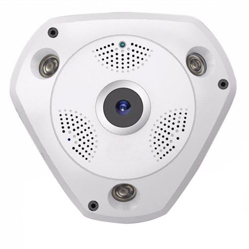 Câmera de Segurança IP Wifi Panorâmica Sem Fio 360º Lente Olho de Peixe FishEye é bom? Vale a pena?