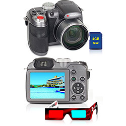 Câmera Digital Agfa Selecta Titanium - 16MP, LCD de 2.7", 15x de Zoom Óptico, Foto Panorâmica, Estabilizador de Imagens + Cartão SD 4GB, Software 3D e Óculos é bom? Vale a pena?