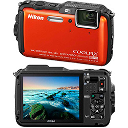 Câmera Digital Aquática Nikon AW120 16MP Zoom Óptico 5x 329MB Laranja é bom? Vale a pena?