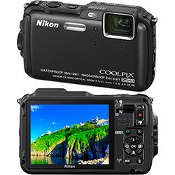 Câmera Digital Aquática Nikon AW120 16MP Zoom Óptico 5x 329MB Preto é bom? Vale a pena?