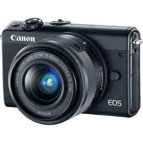 Câmera Digital Canon EOS M100 Mirrorless Kit Lente 15-45mm é bom? Vale a pena?