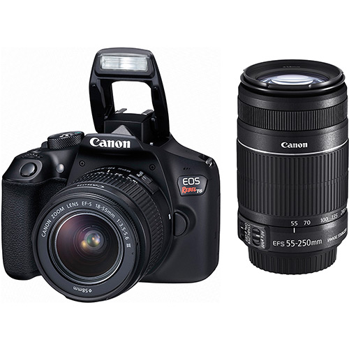 Câmera Digital Canon Eos Rebel T6 Premium 18MP 3.1x Kit com 2 Lentes e Wi-Fi é bom? Vale a pena?