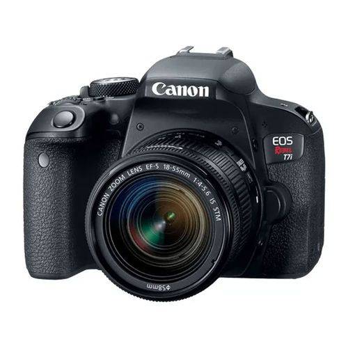 Câmera Digital Canon Eos Rebel T7i Ef-s 18-55mm Preto é bom? Vale a pena?