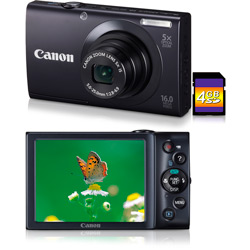 Câmera Digital Canon PowerShot A3400 IS 16 MP C/ 5x Zoom Óptico Cartão SD 4GB Preta é bom? Vale a pena?
