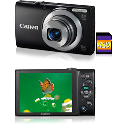 Câmera Digital Canon PowerShot A4000 IS 16MP C/ 8x Zoom Óptico Cartão SD 4GB Preta é bom? Vale a pena?