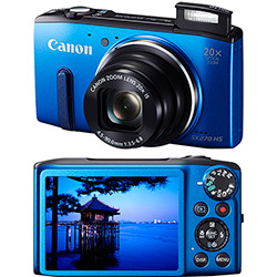 Câmera Digital Canon Powershot SX270 HS 12.1MP Azul Zoom Óptico 20x é bom? Vale a pena?