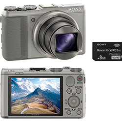Câmera Digital 3D Sony Cyber-Shot DSC-HX50 20.4MP com 30x Zoom Óptico e Wi-Fi + Cartão 8GB é bom? Vale a pena?