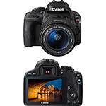 Câmera Digital DSLR Canon EOS Rebel SL1 18MP Lente EF-S 18-55 IS STM é bom? Vale a pena?