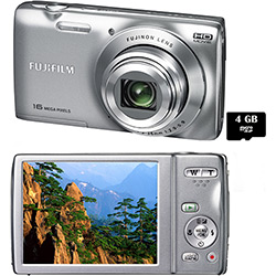 Câmera Digital Fuji Finepix JZ250 16 MP C/ 8x Zoom Óptico Cartão SD 4GB Prata é bom? Vale a pena?