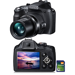 Câmera Digital Fuji Finepix SL300 14MP C/ 30x Zoom Óptico Cartão SD 4GB Preta é bom? Vale a pena?